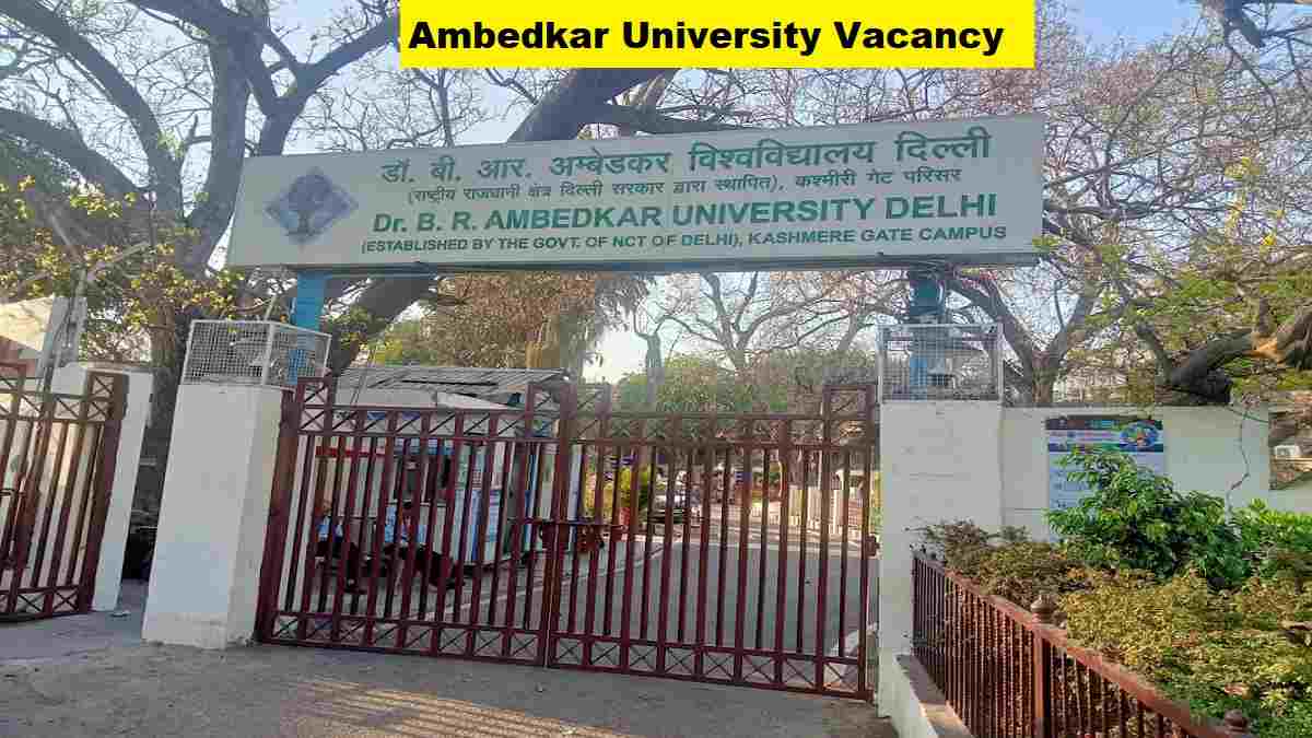 Ambedkar University Vacancy