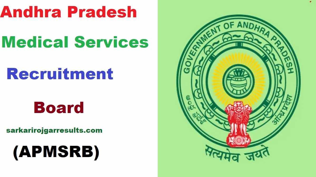 APMSRB Vacancy