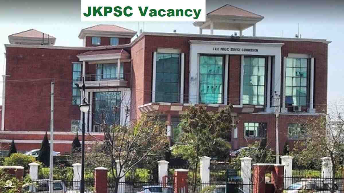 JKPSC Vacancy