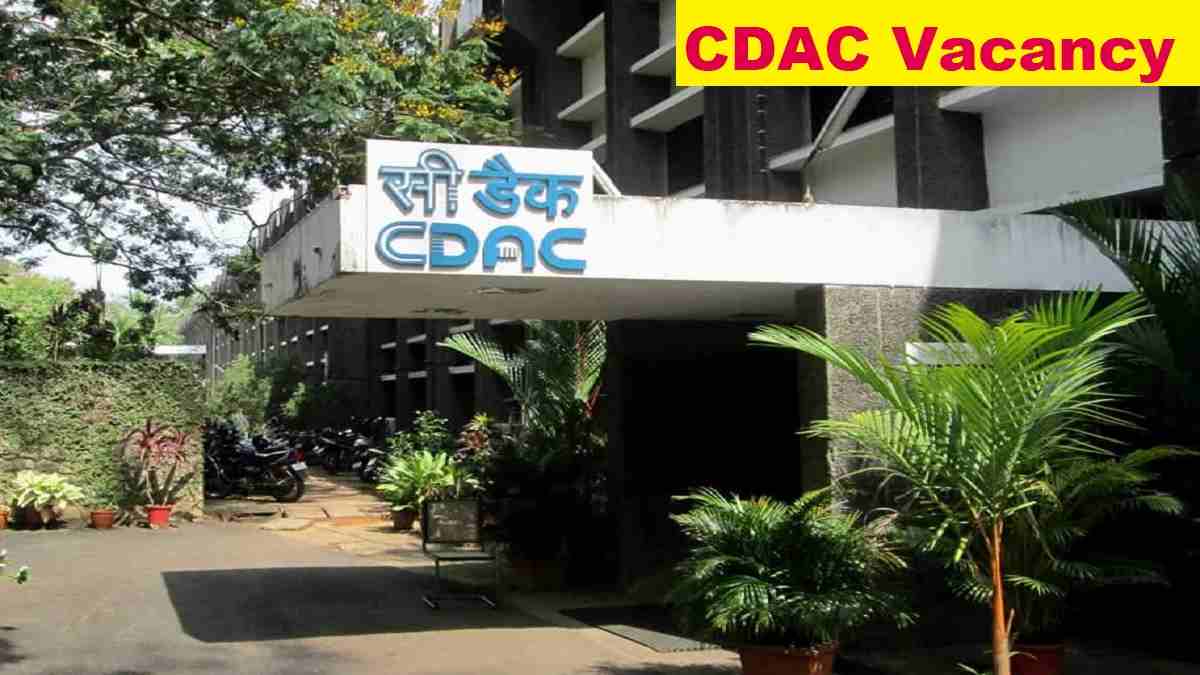 CDAC Vacancy