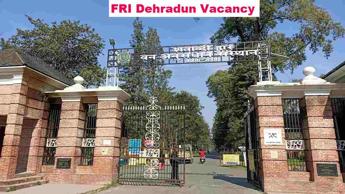 FRI Dehradun Vacancy