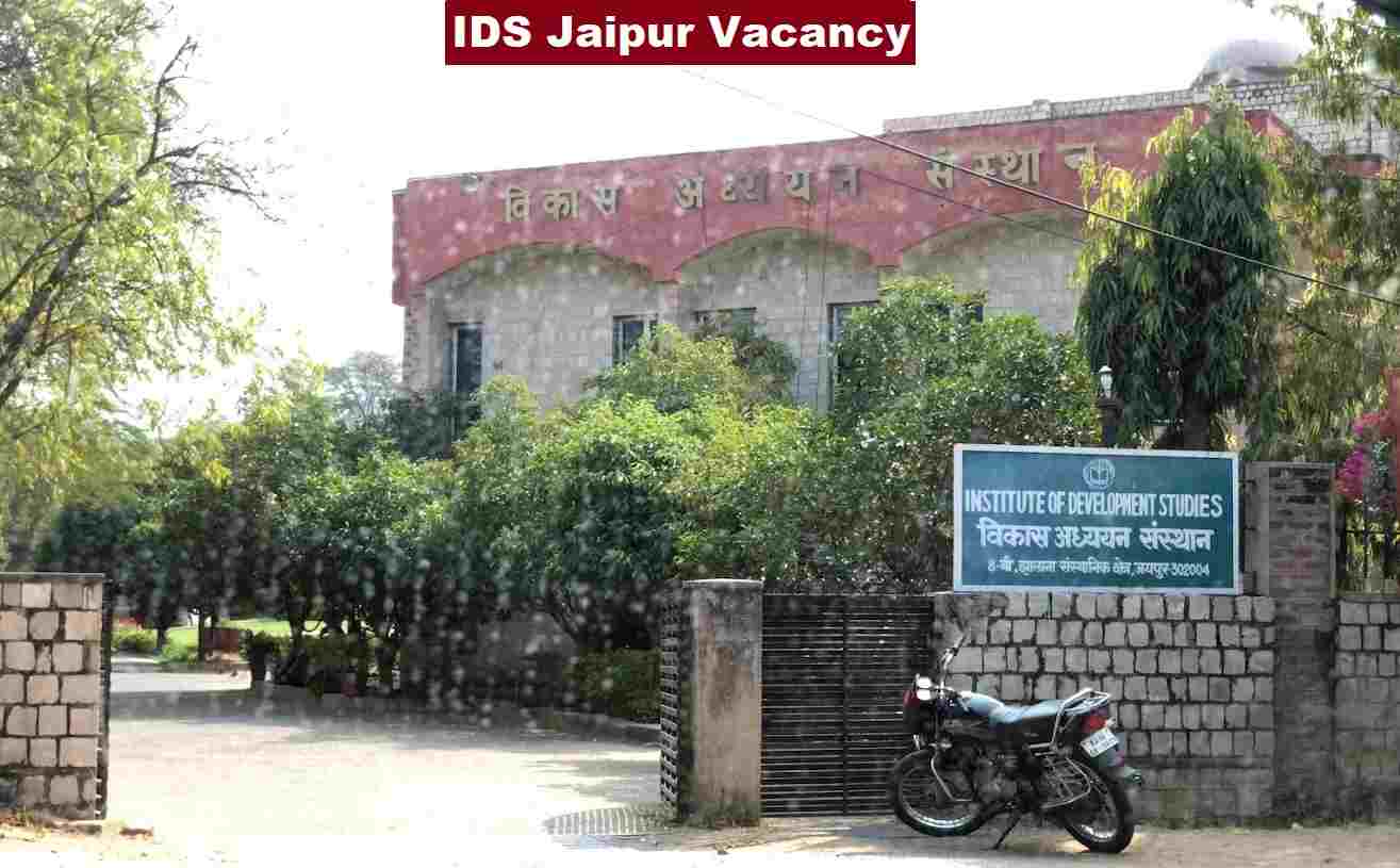 IDS Jaipur Vacancy
