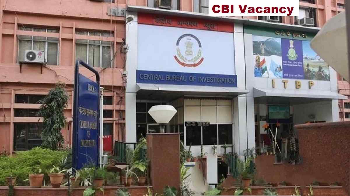CBI Vacancy